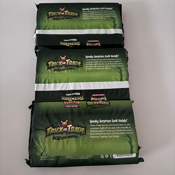 Pokemon TCG Trick or Trade BOOster Bundle Trading Card Game Lot of 3 Packs - Picture 2 of 4